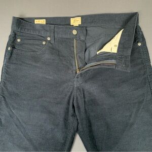 J.Crew Straight Leg Corduroy Pants Style 770 Size 32x29 Black Men’s